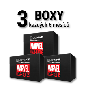Marvel Gear + Goods - 3 boxy